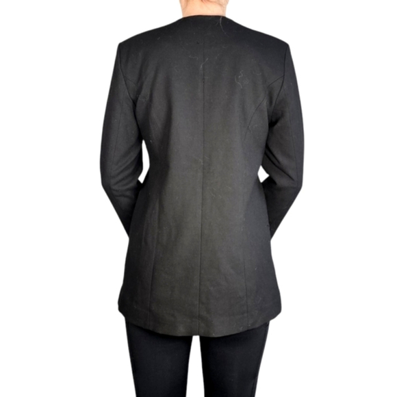 Y.A.S. Lea Blazer Cream Tuxedo Style Size Large (40 EU)Tuxedo Style Open - Picture 8 of 14